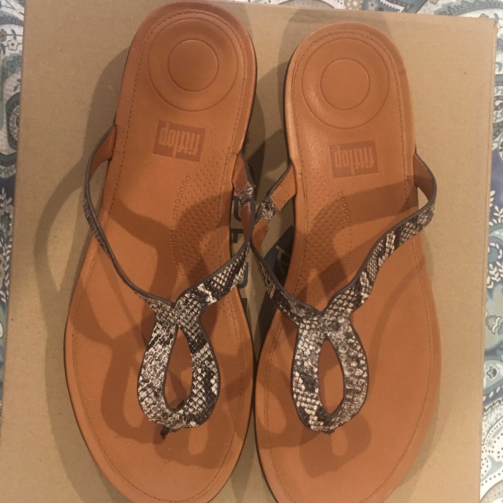 Fitfllop snakeskin sandal